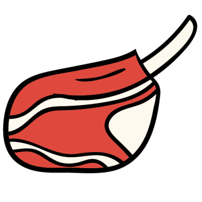 Intermediate English Vocabulary Meat and Seafood Pictionary Lamb Chop