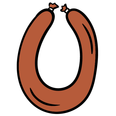 Intermediate English Vocabulary Meat and Seafood Pictionary Polish sausage