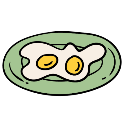 Intermediate English Vocabulary Food Pictionary Fried Eggs